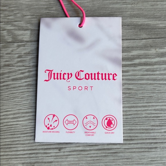 ๐ Contrast Piped High Waist Leggings Juicy Couture Medium NWT - Picture 10 of 12